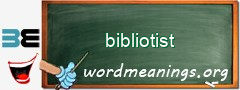 WordMeaning blackboard for bibliotist